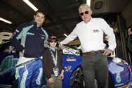 Airwaves Racing's Mat Jackson with Thomas (age 9) and Colin North of Teng Tools/IQ Supplies 