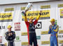 Mat Jackson on Podium at Donington