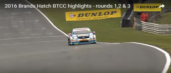 2016 Brands Hatch BTCC highlights - rounds 1,2 & 3