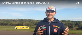 Andrew Jordan at Thruxton - BTCC 2016